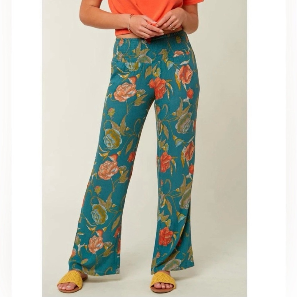 O'Neill Johnny Floral Wide-Leg Pants - Size S